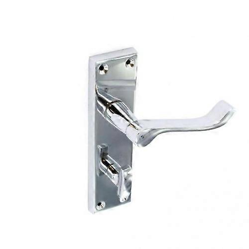 Securit Chrome Scroll Bathroom Handles (1 Pair)