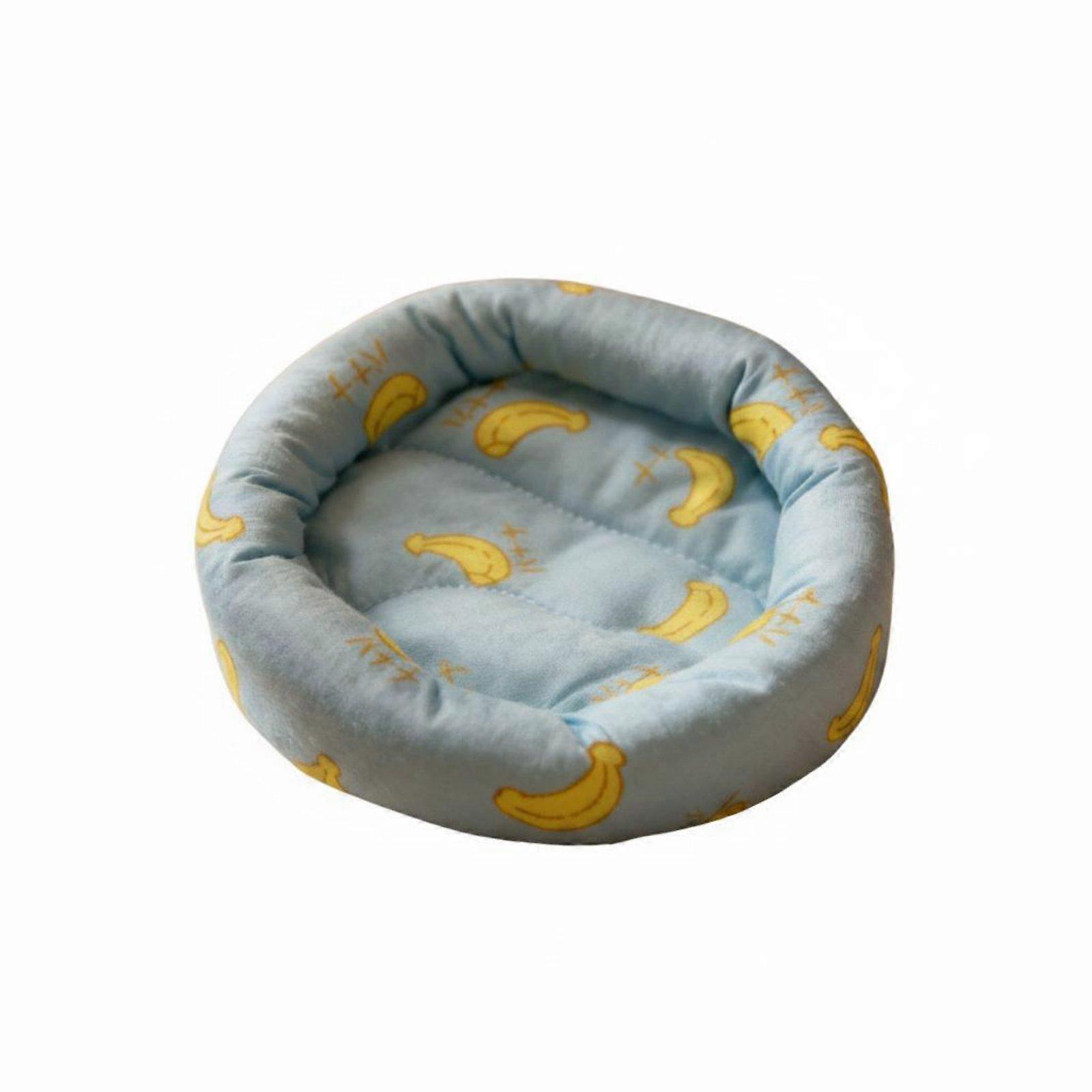 Hamster Cooling Bed Colorful Fruit Patterns Patterns Round Guinea Pig