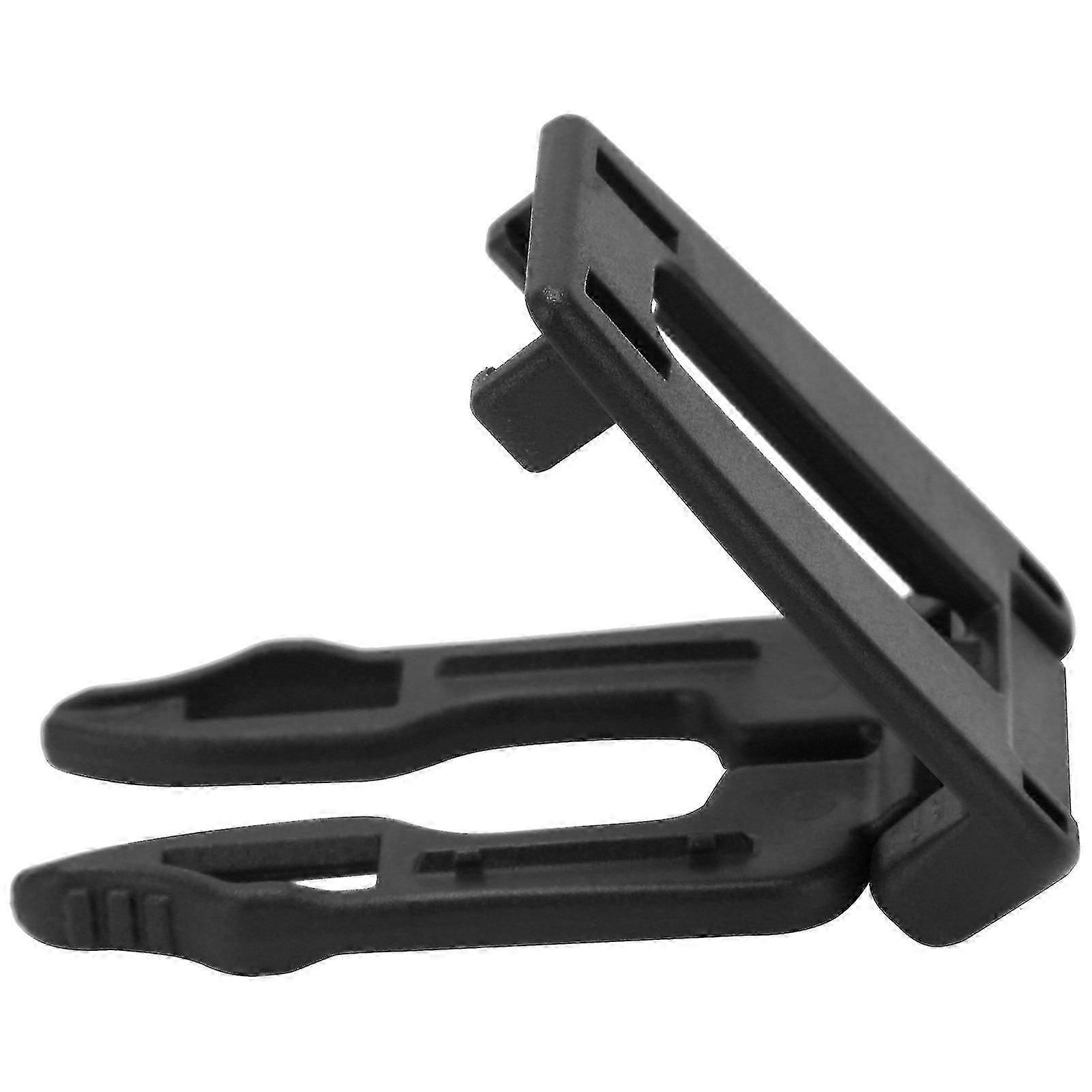 10pcs MultiFunction Molle Webbing Strap Buckle Clips Removable Backpack Connecting Buckles(Black )