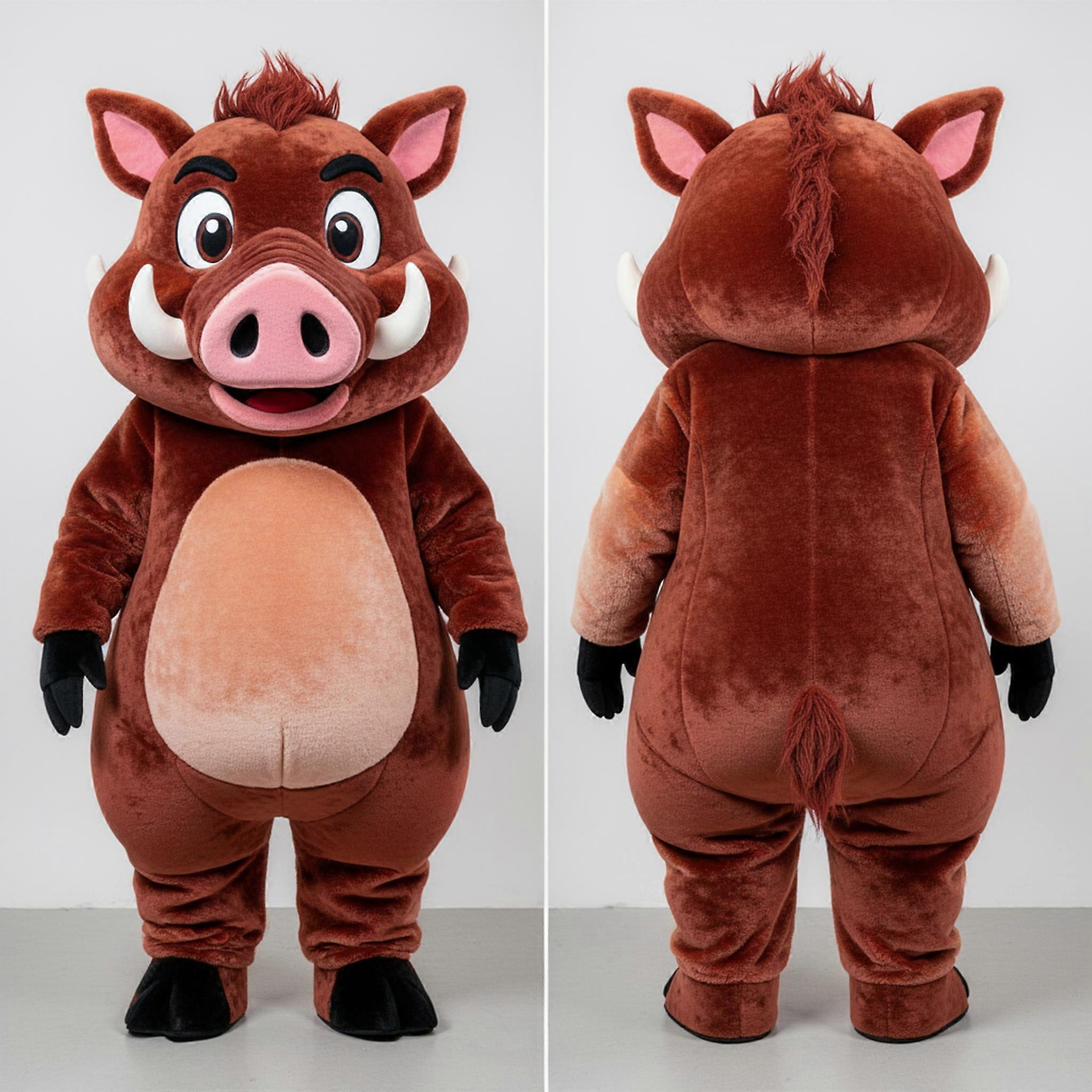 MASTICOT Rustic Brown Stout Wild Boar Mascot