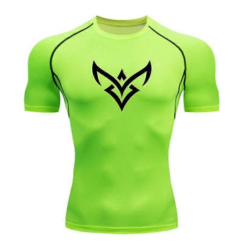 Men's Quick Dry Compression Athletic T-shirt, Workout Traini