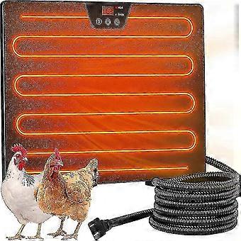 Chicken Coop Heater with 3 Temperature Settings, Auto Power-off Protection, Flat Panel for Baby Chicks