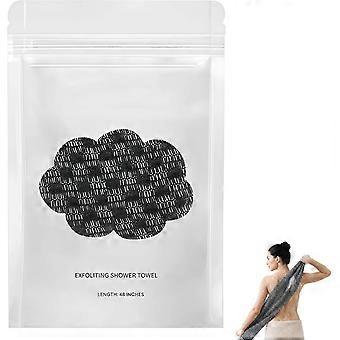 Exfoliating Shower Towel, Premium Scrub Bathroom Towel Set, 2-in-1 Exfoliatings Towels-Body Scrubber with 2 Sides Advanced Exfoliating Microfiber To