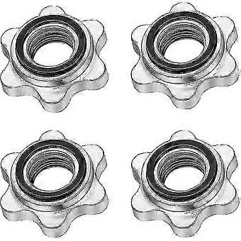Standard Hantelstange Schraubkappen 25mm rutschfestes Spinlock Set