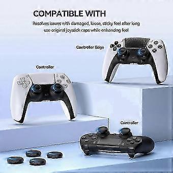 10 stk. Thumbstick-hætter kompatible med PS5 DualSense-controller, 3D analoge joystick-greb, gamingtilbehør - kompatibel med PlayStation 5-controllere