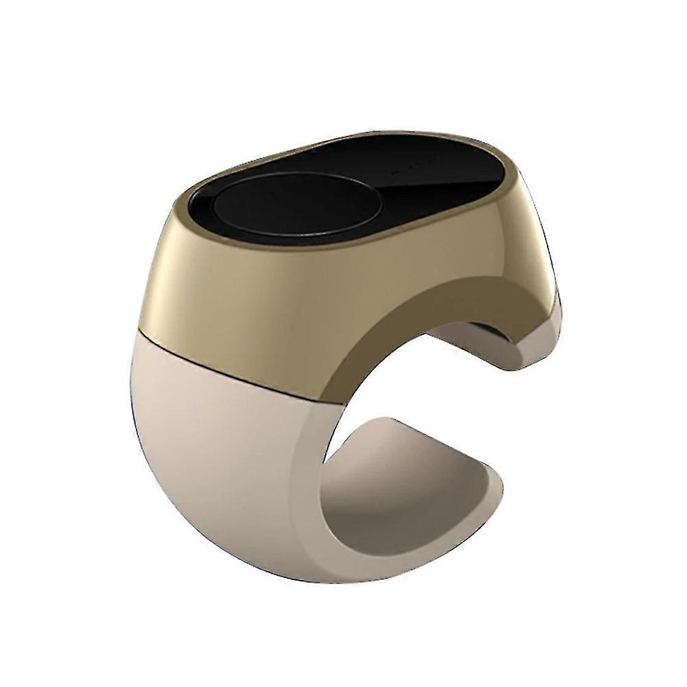 Remote Control Ring Wireless Bluetooth-Compatible Mobile Remote Control Ring Support Smartphone/PC/BT Keypad Golden