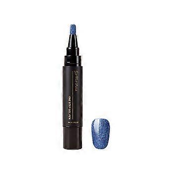 2pcs One-step Nail Gel Pen, Pearlescent Blue, Bright Color, Easy to Use, Portable