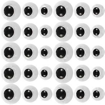 Olhos de boneca para artesanato, 150 unidades, cores sortidas, para decoração de Halloween.