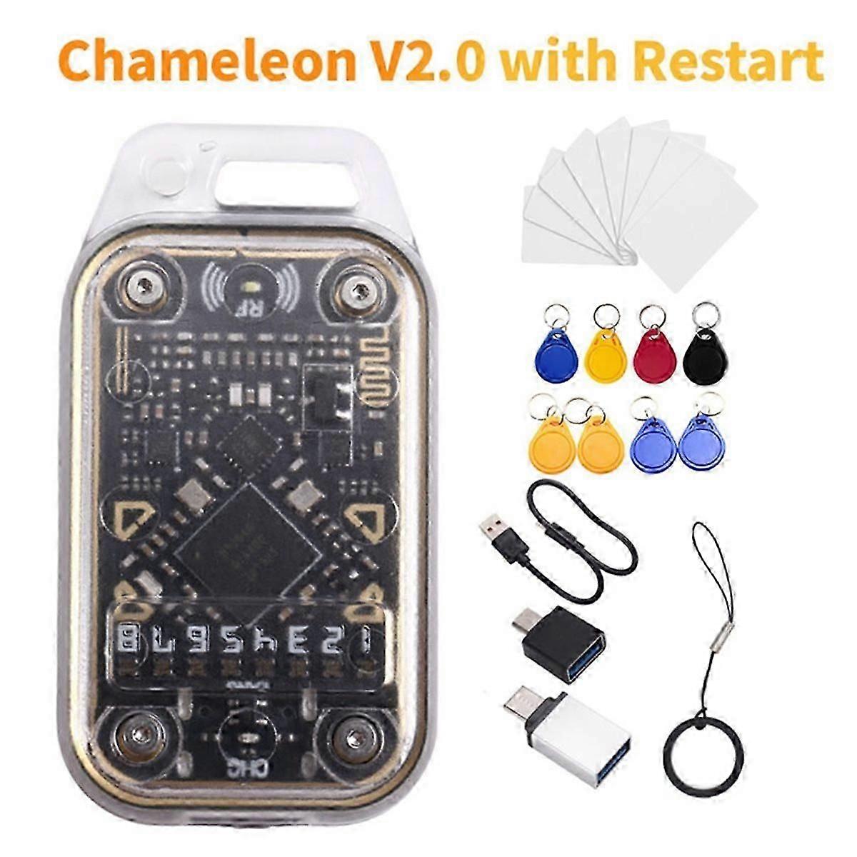Chameleon V2.0 RFID Smart Chip Reader Emulator+8XUID Keychain