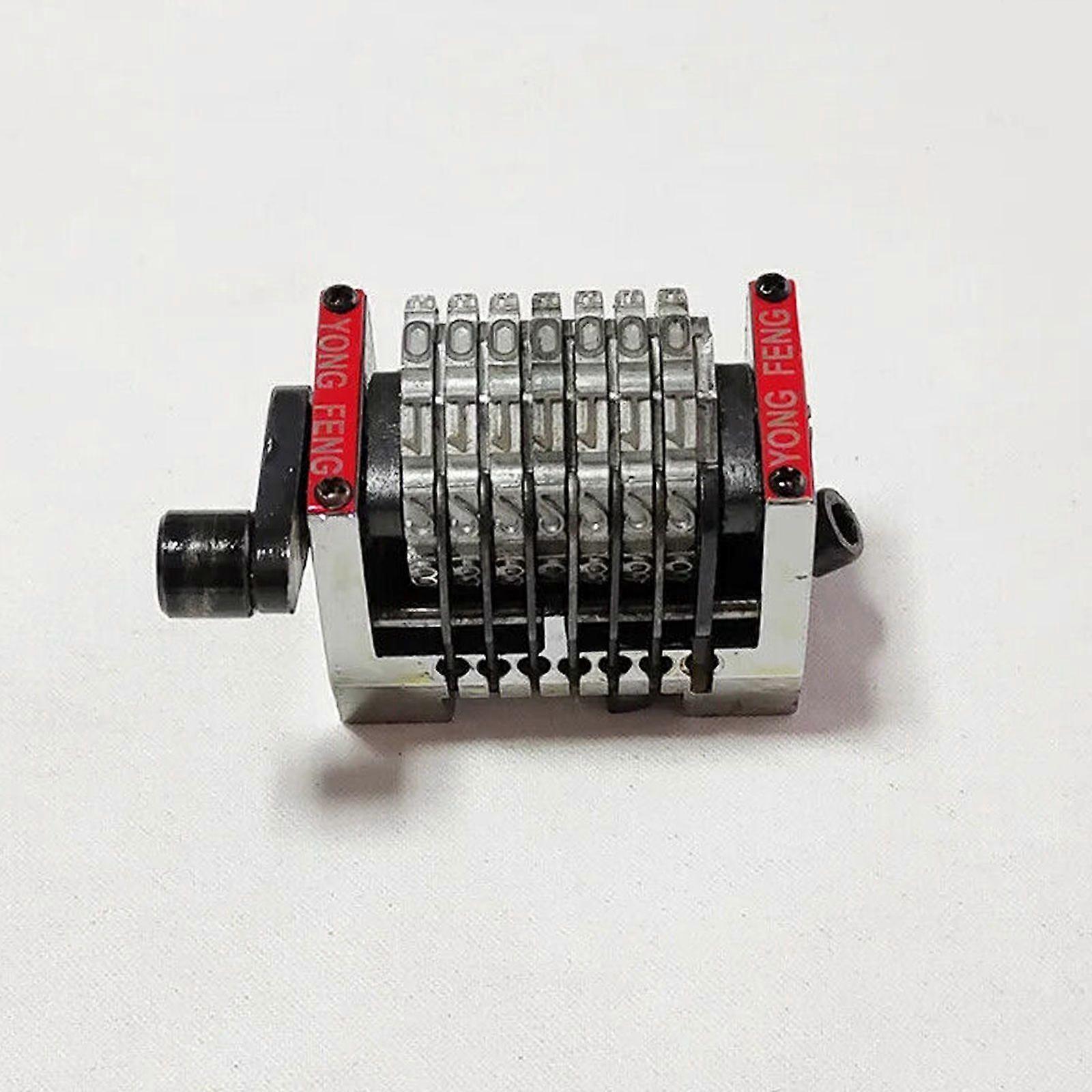 7-Digit Horizontal Numbering Machine for GTO Offset Printing Adjustable Last Three Digits