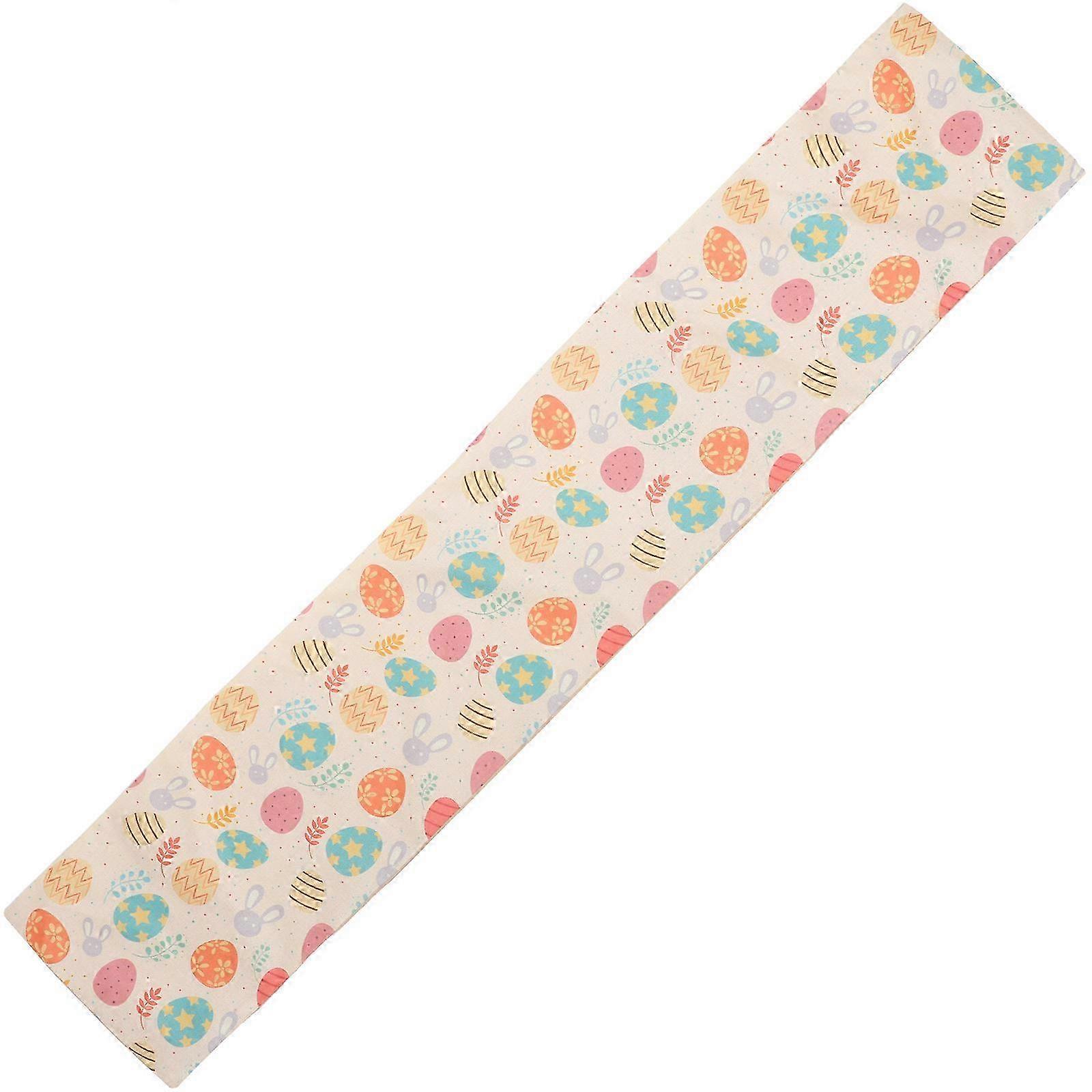 Easter Party Table Cover Spring Table Runner Table Cloth compatible with Dining Table Party Banquet