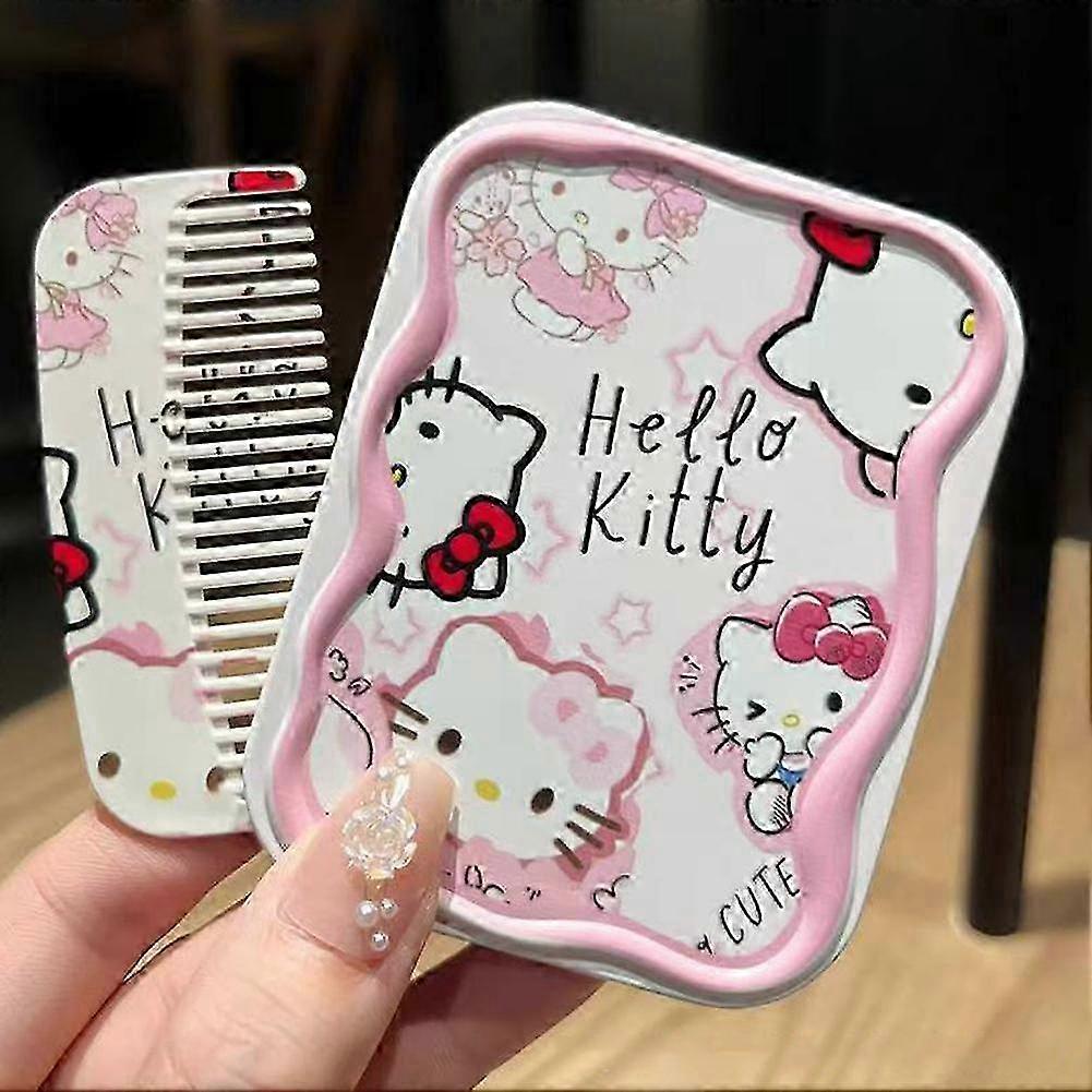 Foldable Makeup Mirror With Comb