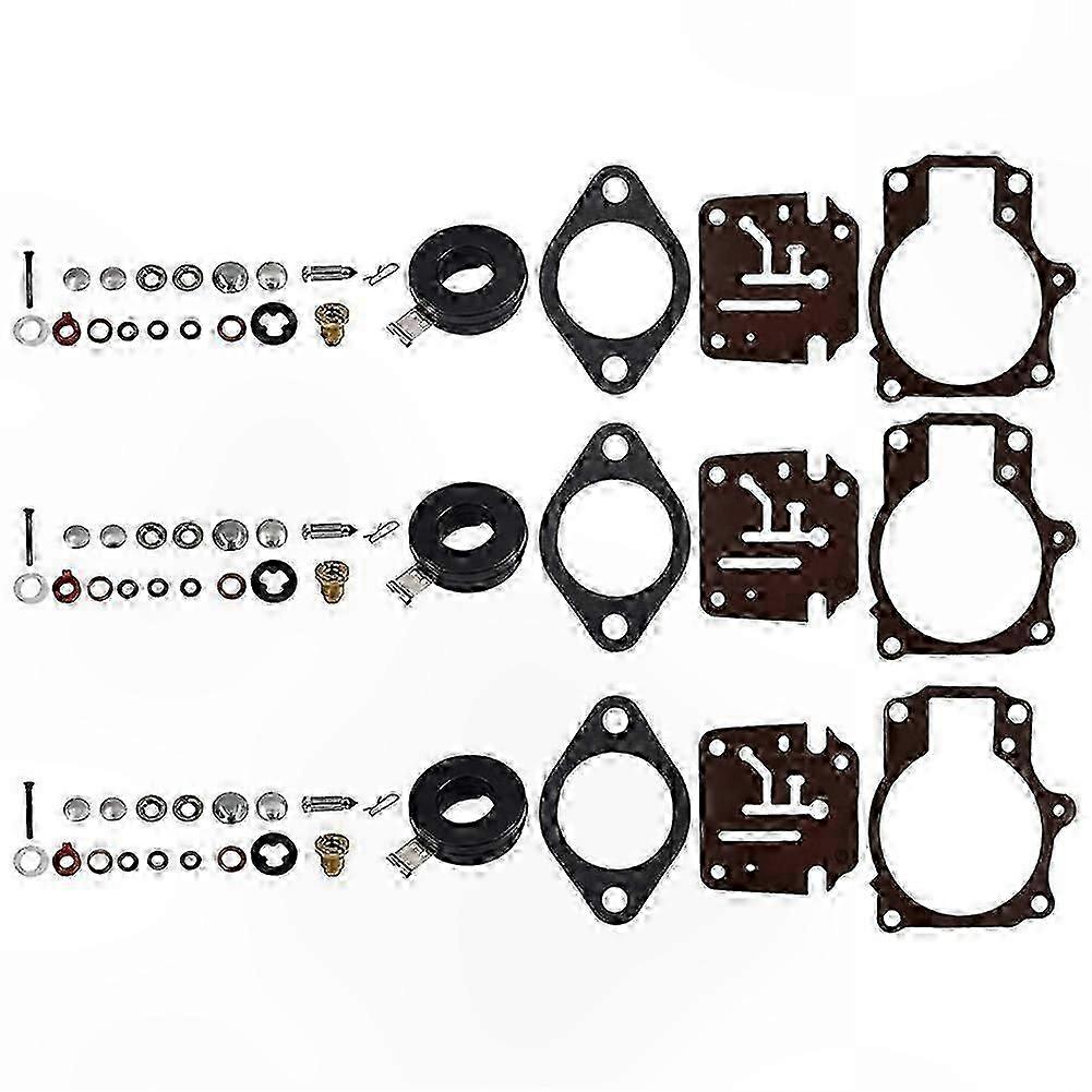 3 Set 2-Stroke Engine Intake Modules and Precision Valves Compatible 396701 65 70 75