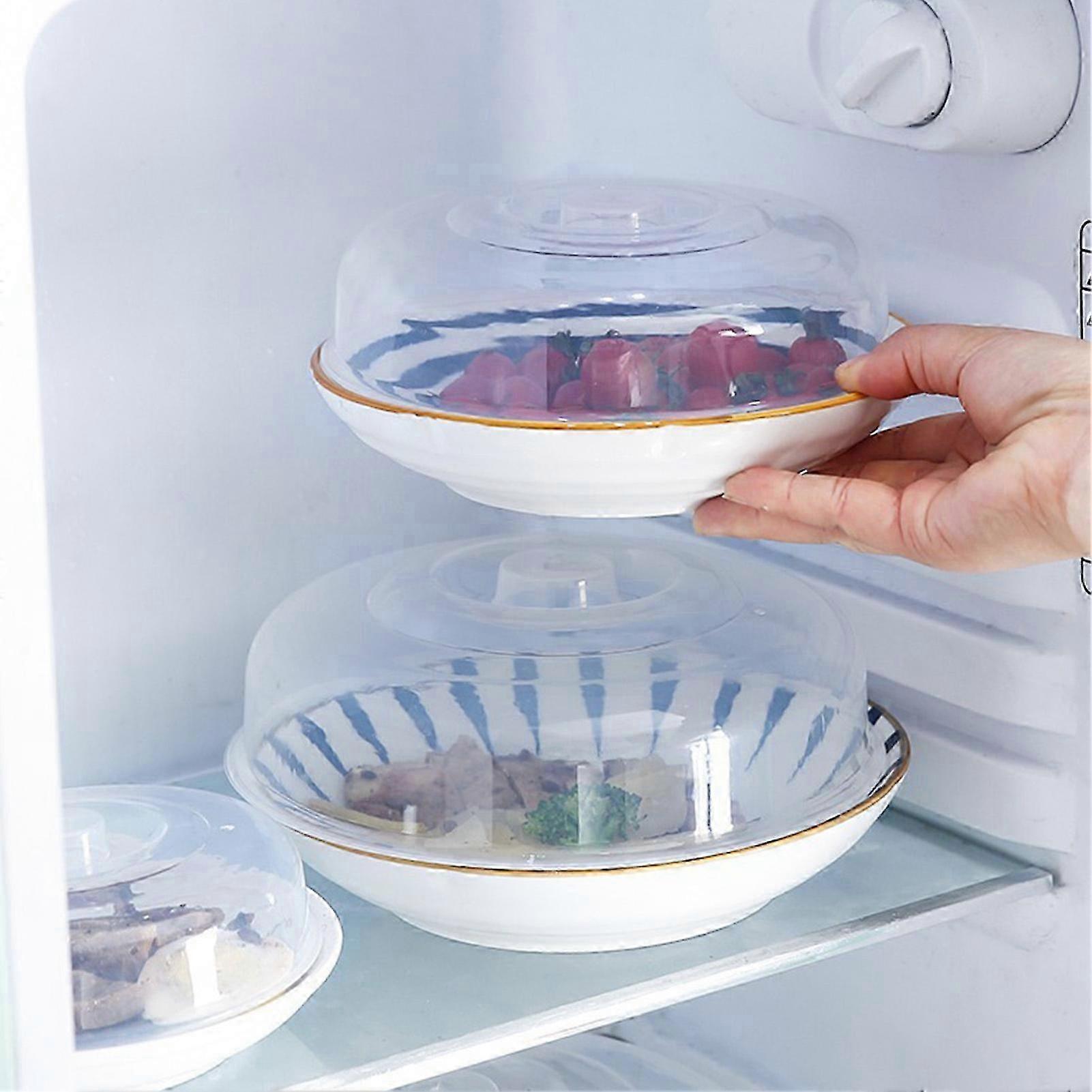 Medium Clear Plastic Microwave Cover