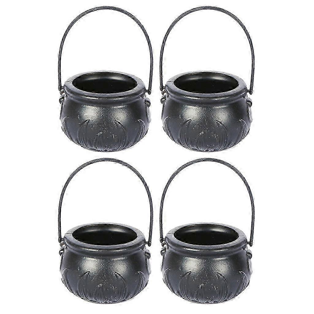 4pc Halloween Fire Pumpkin Bucket Set