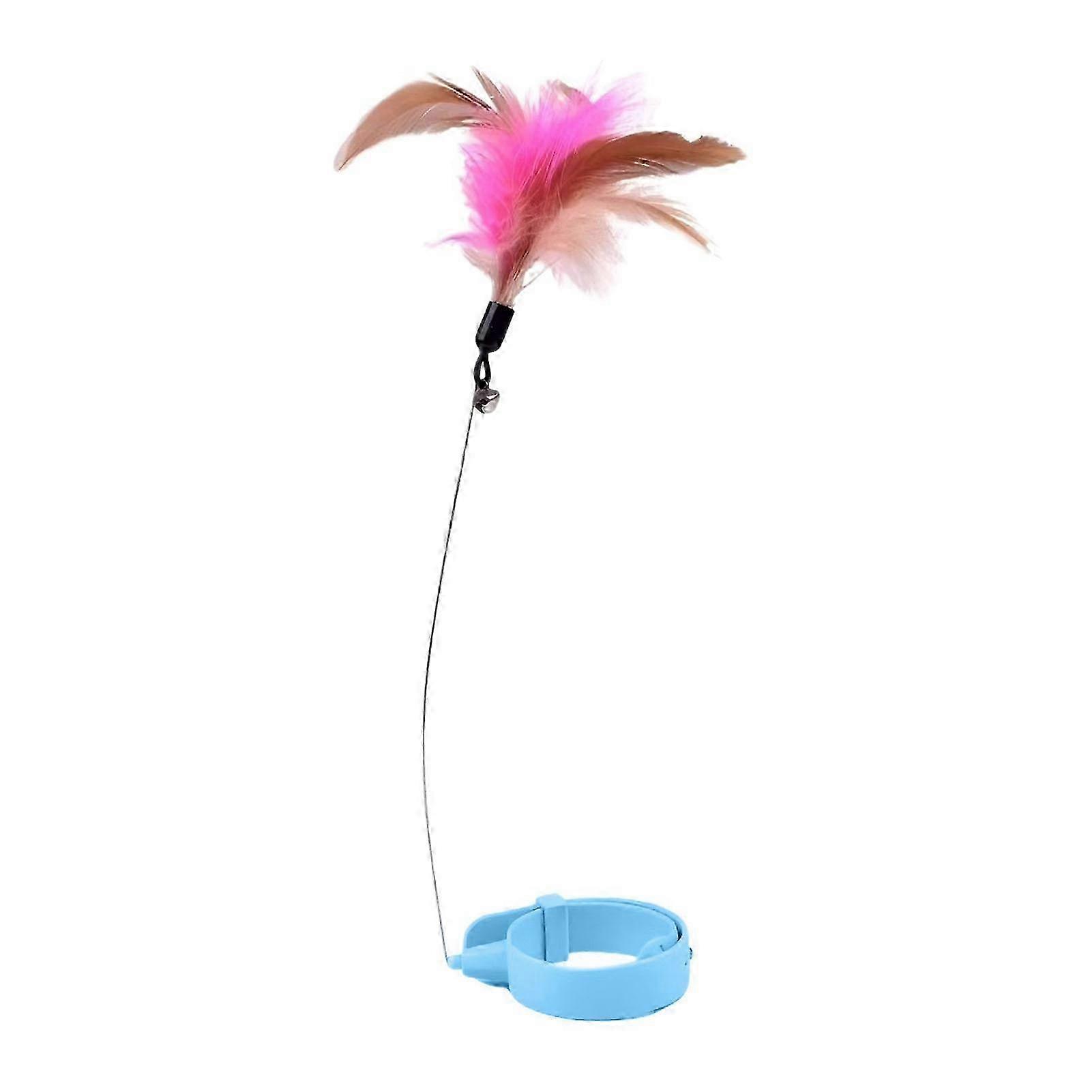 Bendable Wire Feather Bell Cat Collar