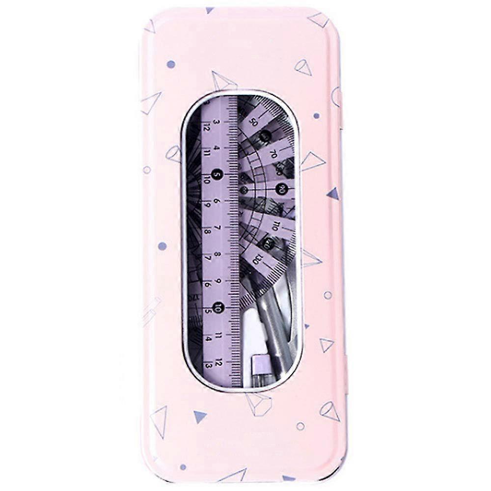 Precision Drawing Compass with Eraser and Clear Storage Box
