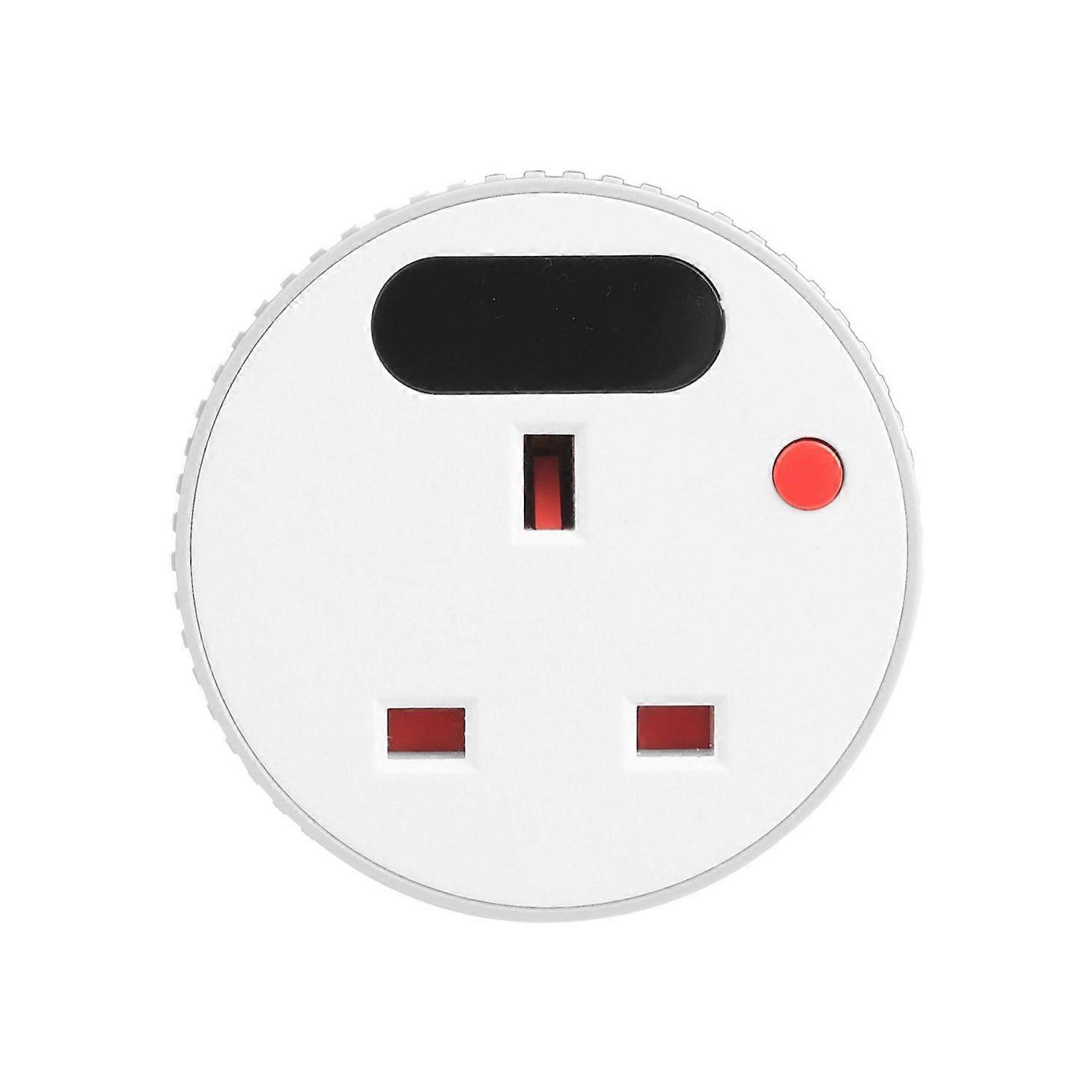 UK Plug Rotating WiFi Smart Socket with App Remote Control and Timer, 13A White