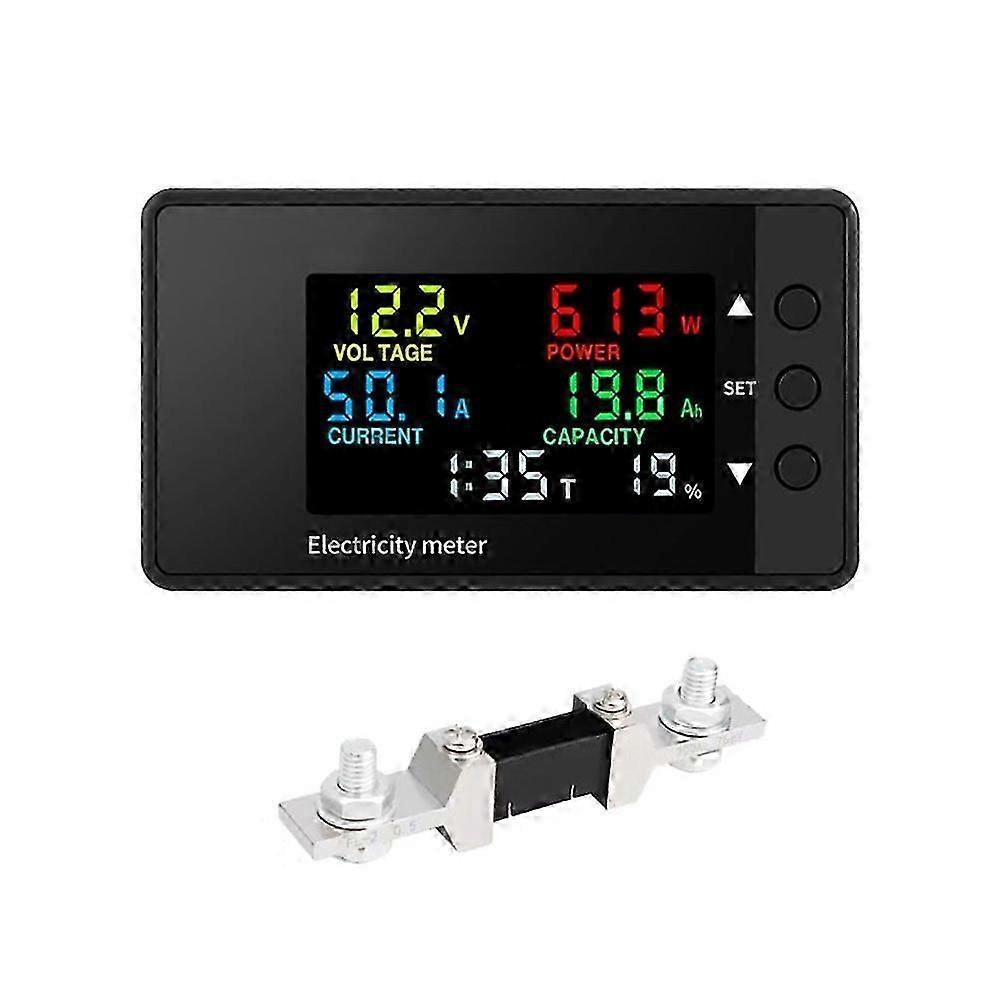 200A 6-In-1 DC Voltmeter Wattmeter