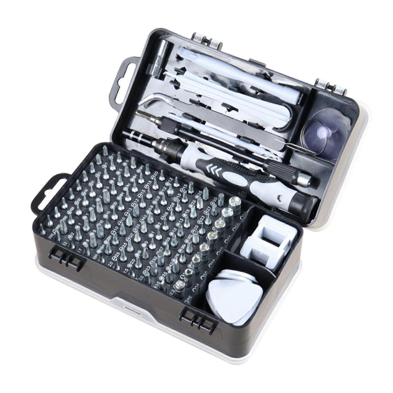 115 In 1 Precision-Screwdriver Set Electronics Repair Kit Versatile Magnetic Bit Set for Professional Electronics Workshop