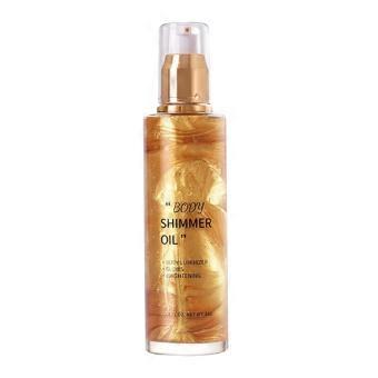 80ml Body Glow Oil Liquid Highlighter for Face and Body, Buildable Radiant Shine and LongLasting Moisture