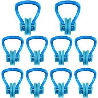 6-pack swimming nose clips/plugs, suitable for children and adults, available in a variety of colors.
