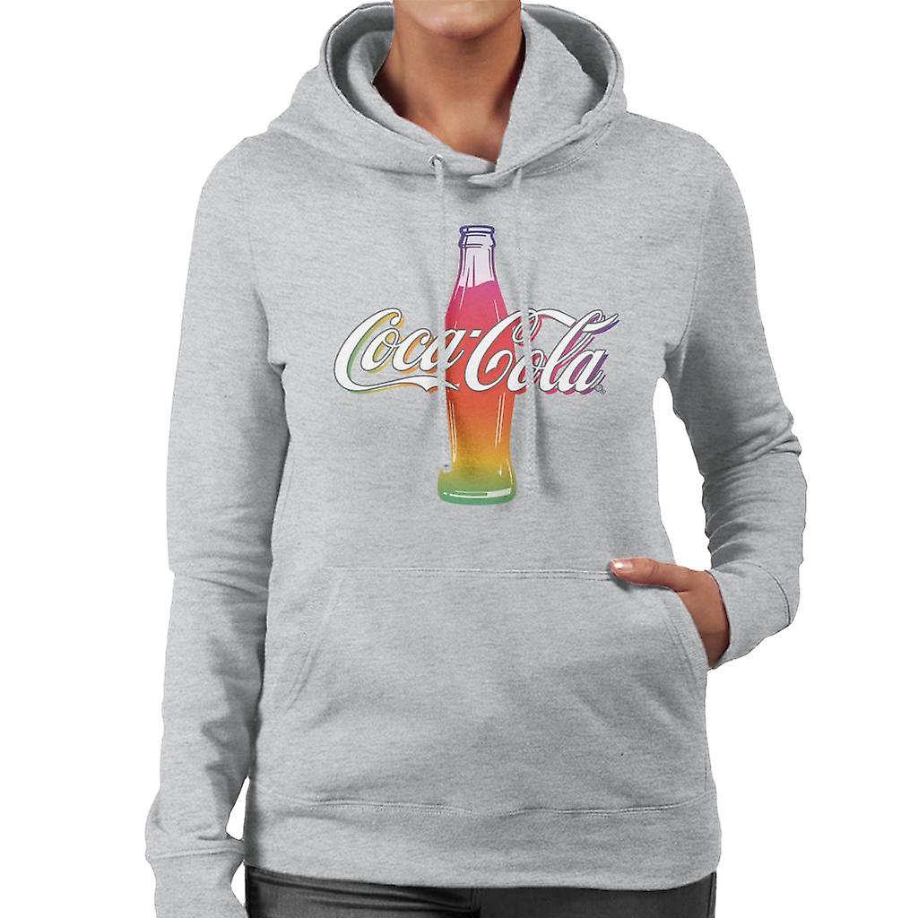 Coca Cola Multi Colour Bottle Women's Hooded Sweatshirt Fruugo US