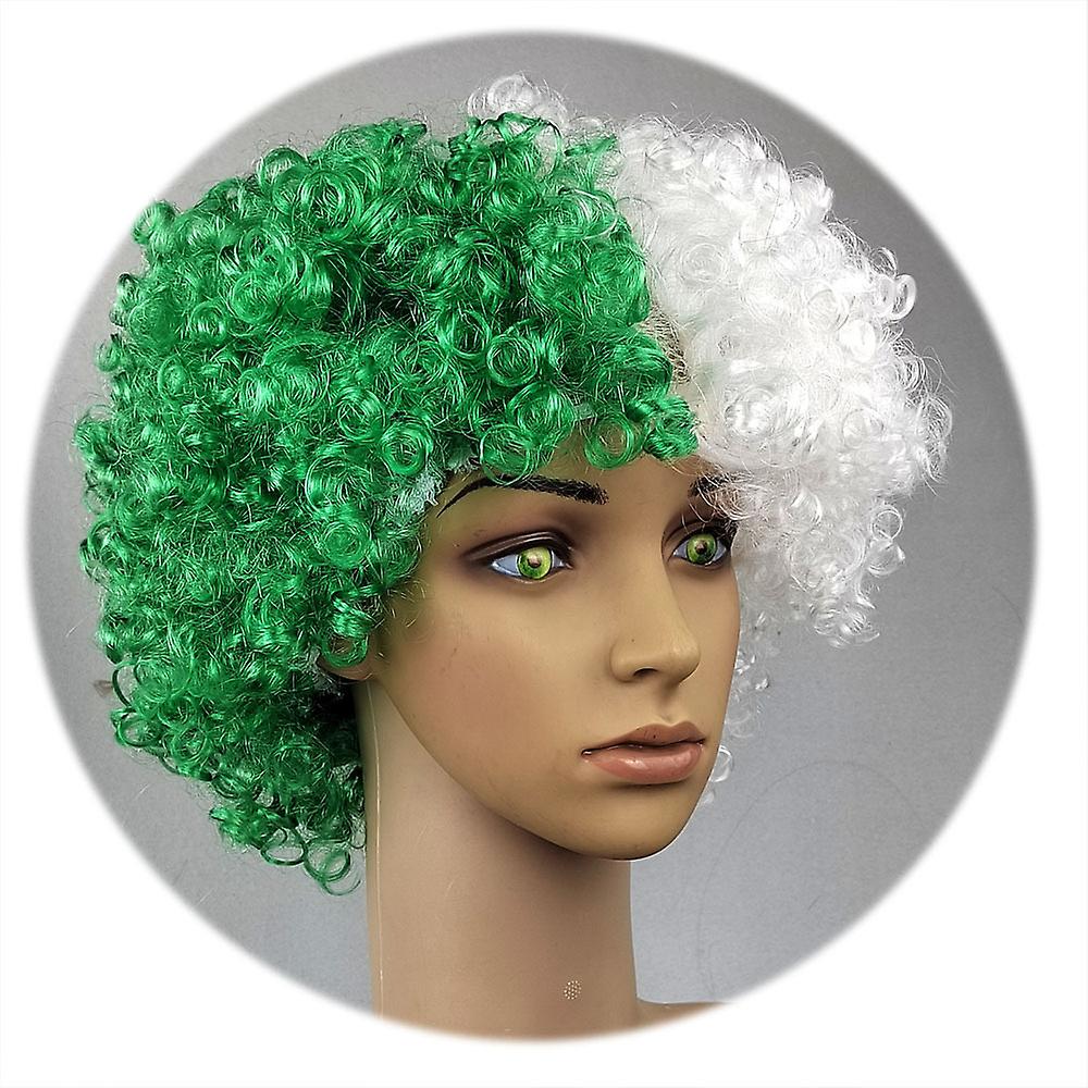 Country Wigs 2022 World Cup Football Fan Supplies Qatar World Cup Wig 