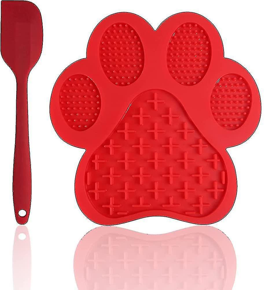 犬用のリックマット, 吸引カップ付き, 犬風呂ピーナッツバターリックに使用