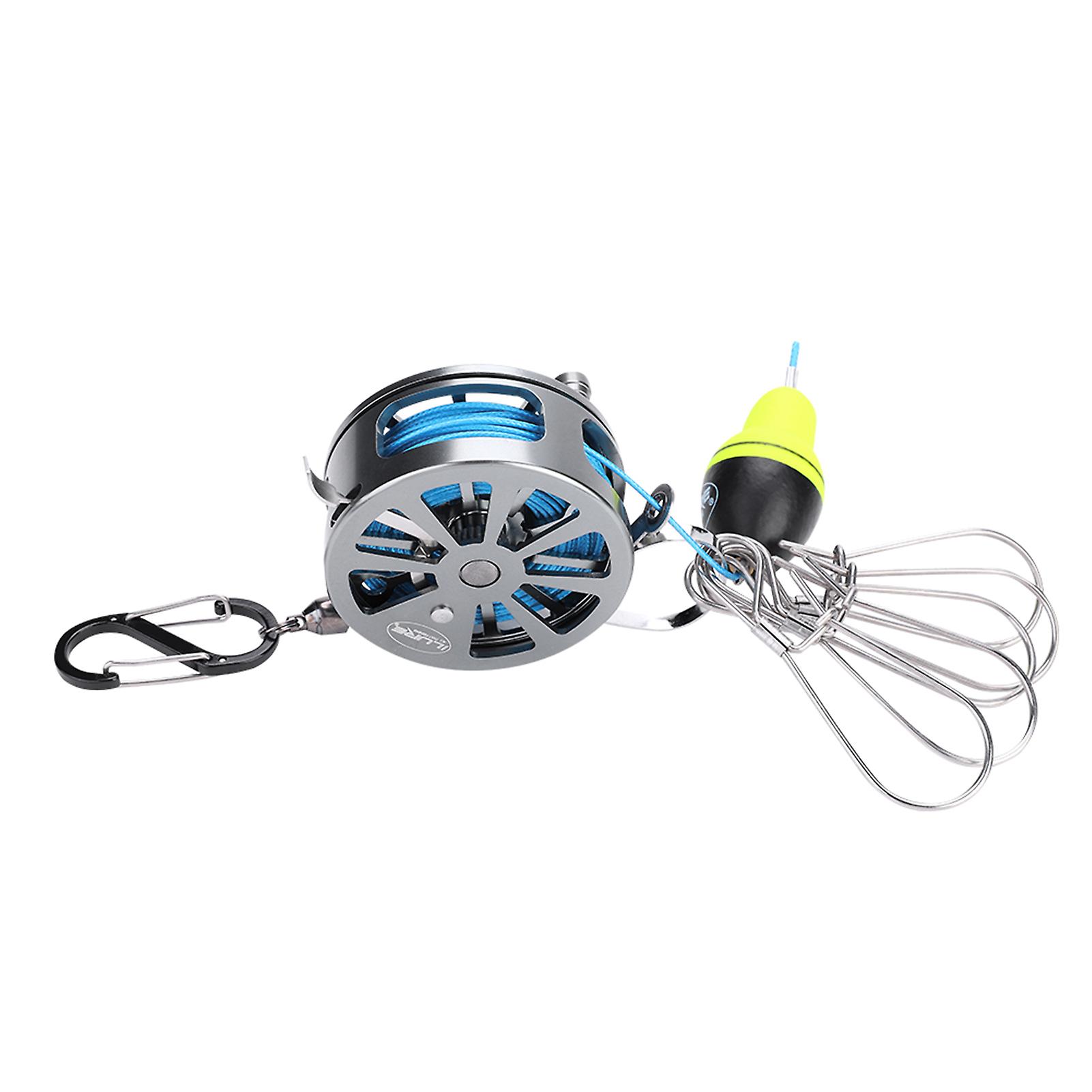 Fish Lock Buckles 6m 5 Locks Chain Stringer with Float Fishing Tackle Accessory