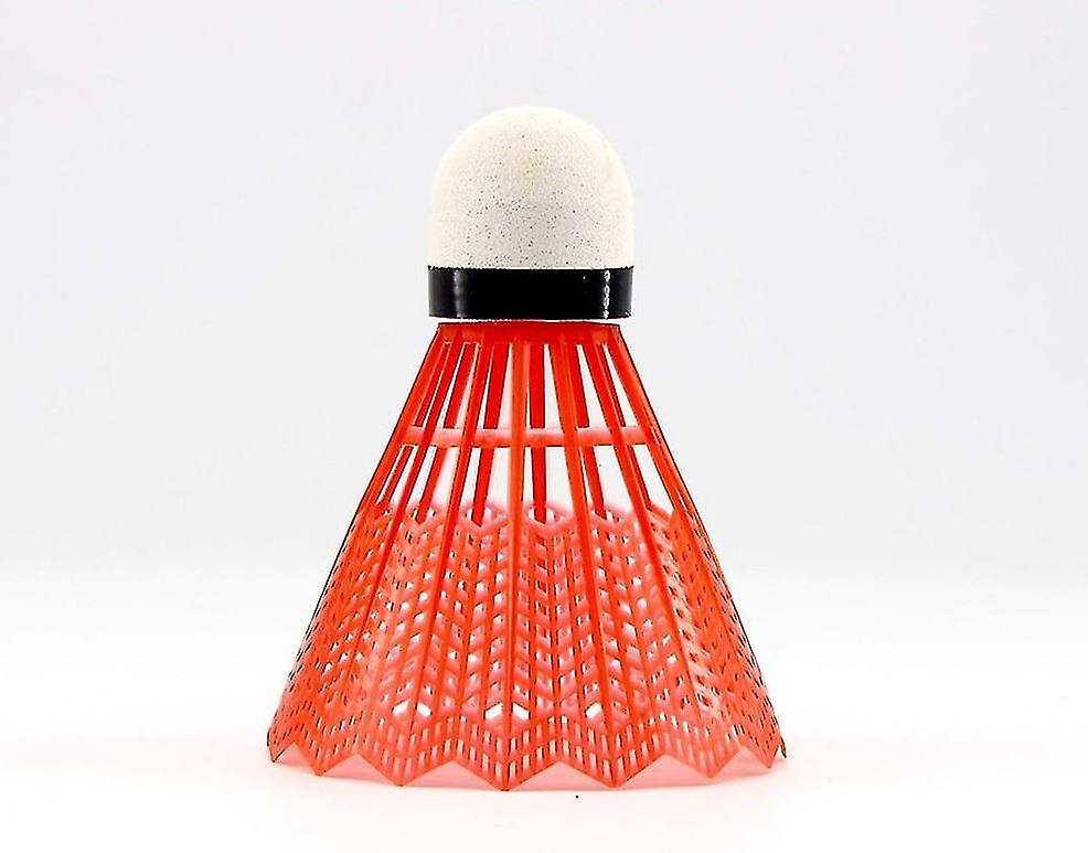 Red Reusable Colorful Shuttlecocks For Beginners Badminton Training
