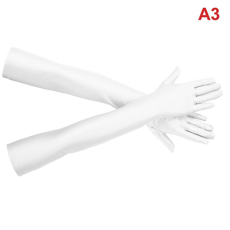 High Elastic Spandex Gloves Party Nightclub Wedding Performance Black Gloves