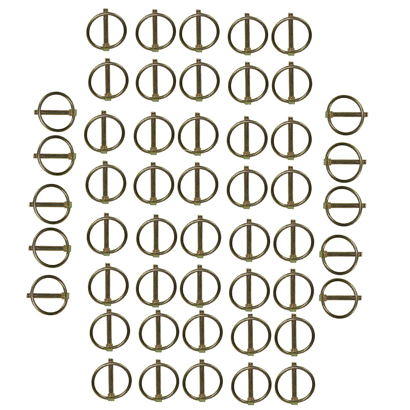 4.5mm Lynch Pins Clips Fasteners Linkage Locking Pins Tractors Trailers 50pc