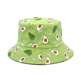 Bucket Hat Cotton Double-side-wear Reversible Sun Hat For Women Men, Summer Vacation Travel Beach Packable Fisherman Hat