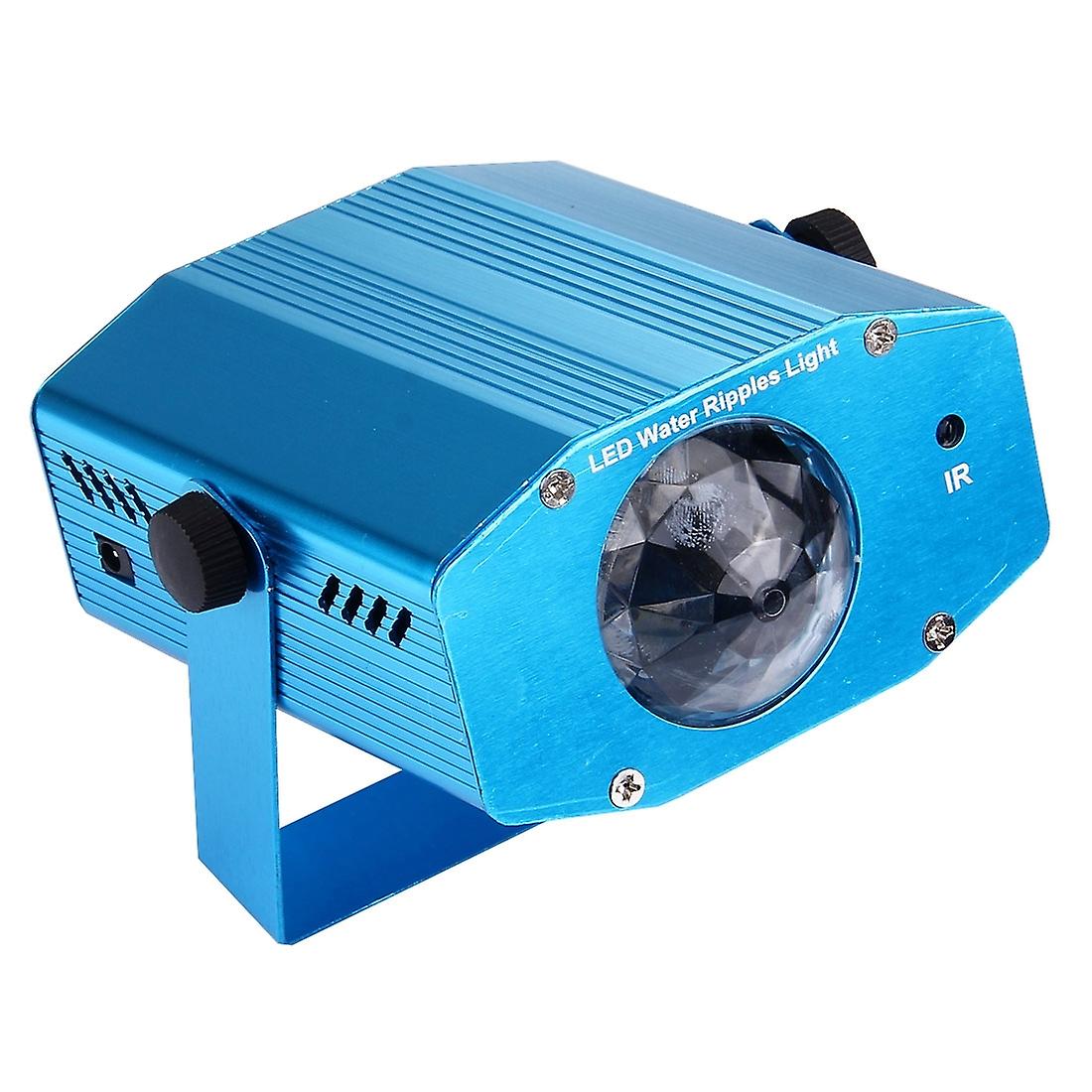 3W x 3 RGB Mini Water Wave Projector, EU Plug multicolour