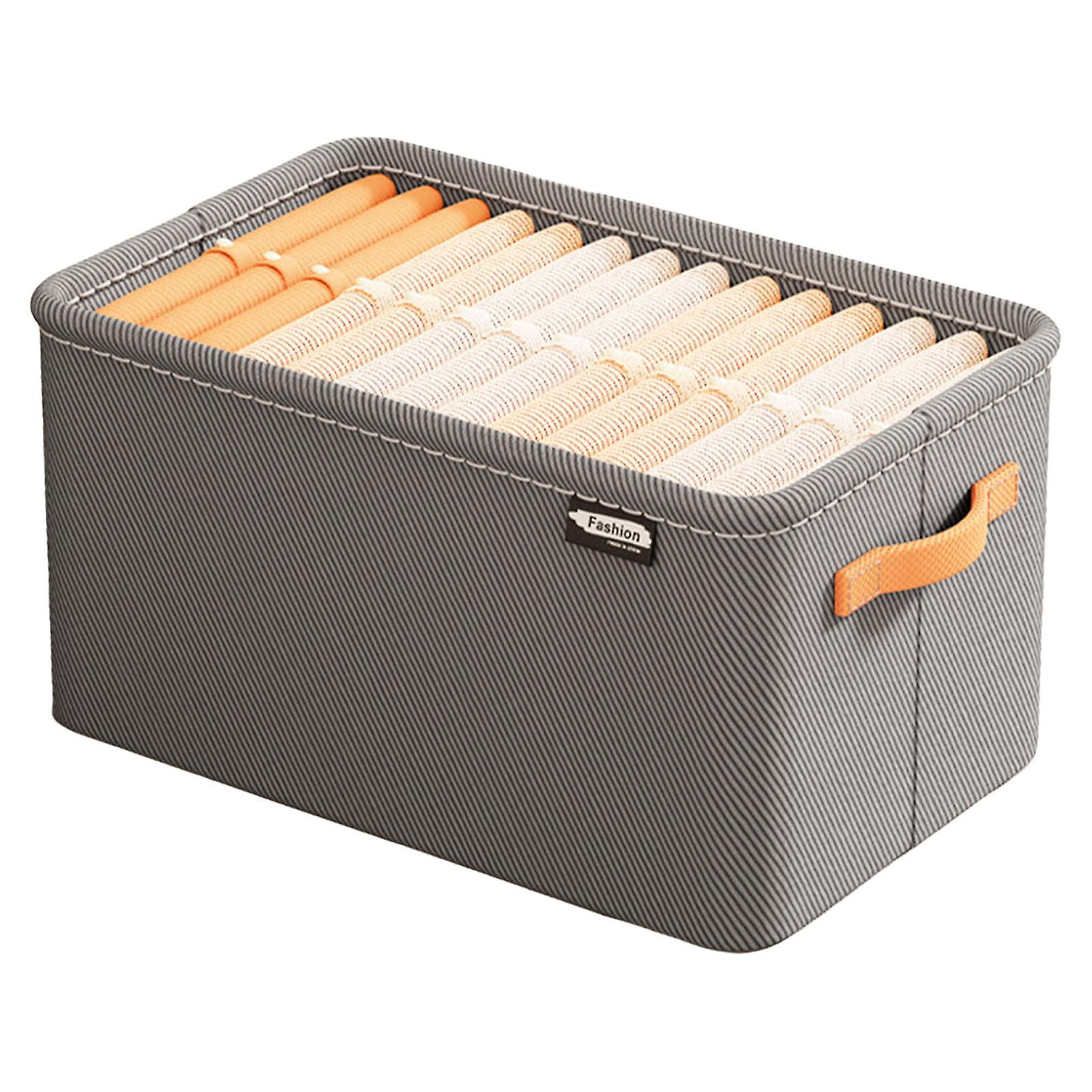 Clothes Stackable Storage Bins Large Capacity Clothes Storage Basket For Thick Fabric Blankets Bedding