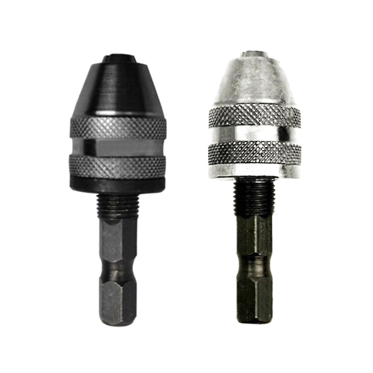 Hexdrill Chuck Keyless Skrutrekker Impact Driver Adapter Elektrisk motorklemme Chuck Fixture Hex 0.3