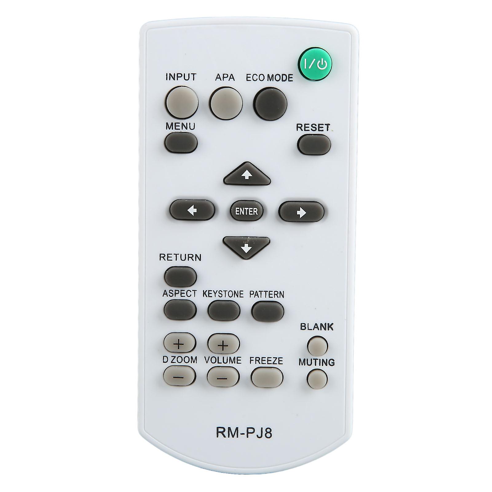 RM PJ8 Projector Replacement Remote Control for VPL DX126, VPL CX275, VPL CH370, VPL EX226, VPL EX430, VPL PXZ10, VPL DX102