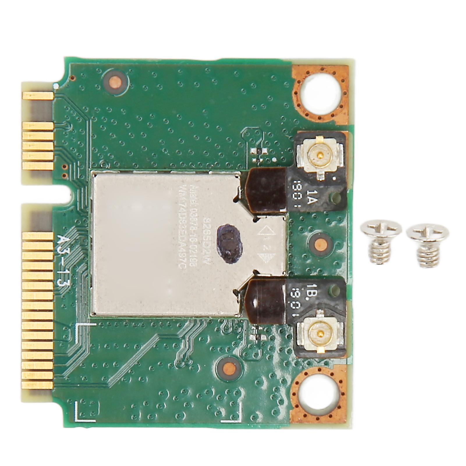 Mini PCIE Network Card Adapter 1200Mbps Bluetooth 4.2 Dual Band 2.4GHz 5GHz for Windows 7 10