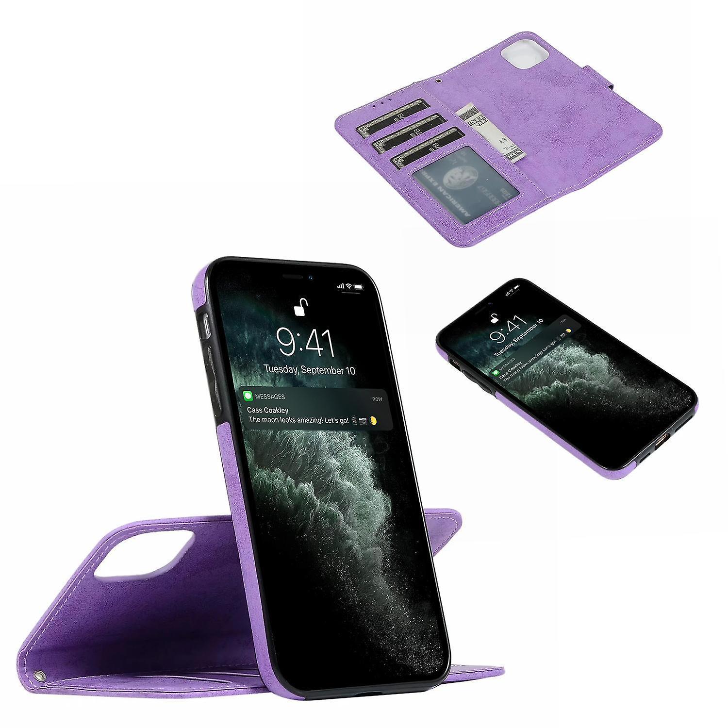 Suede magnetic case for iPhone 13 Pro Max with magnetic lock.