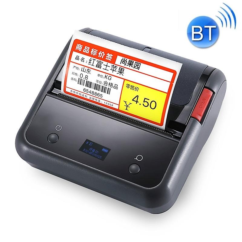 Label Printer Gray Black Gray Black