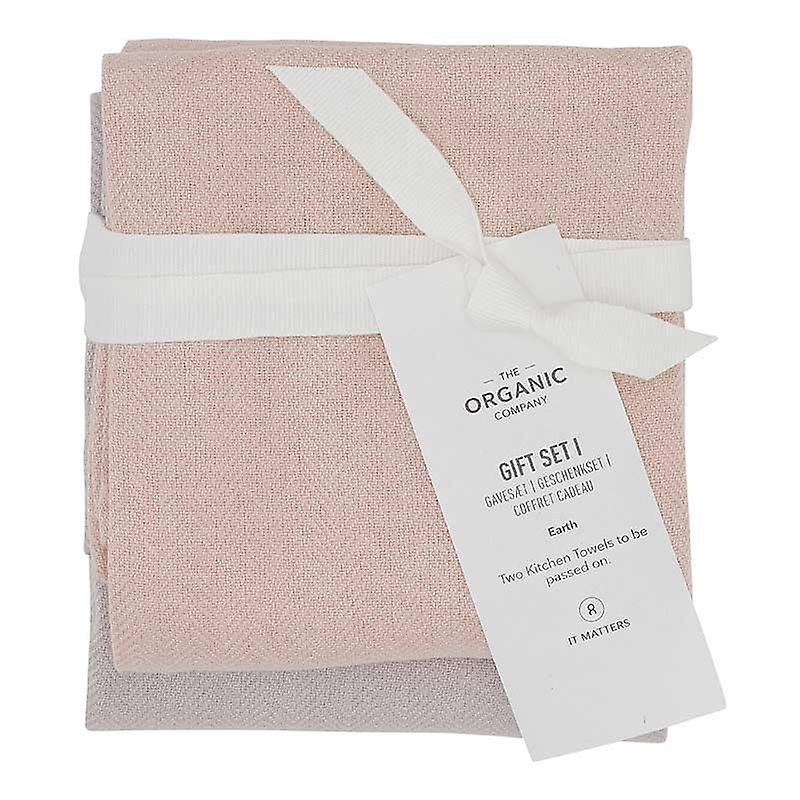 Organic Kitchen Towels Gift Set - Floral Set
