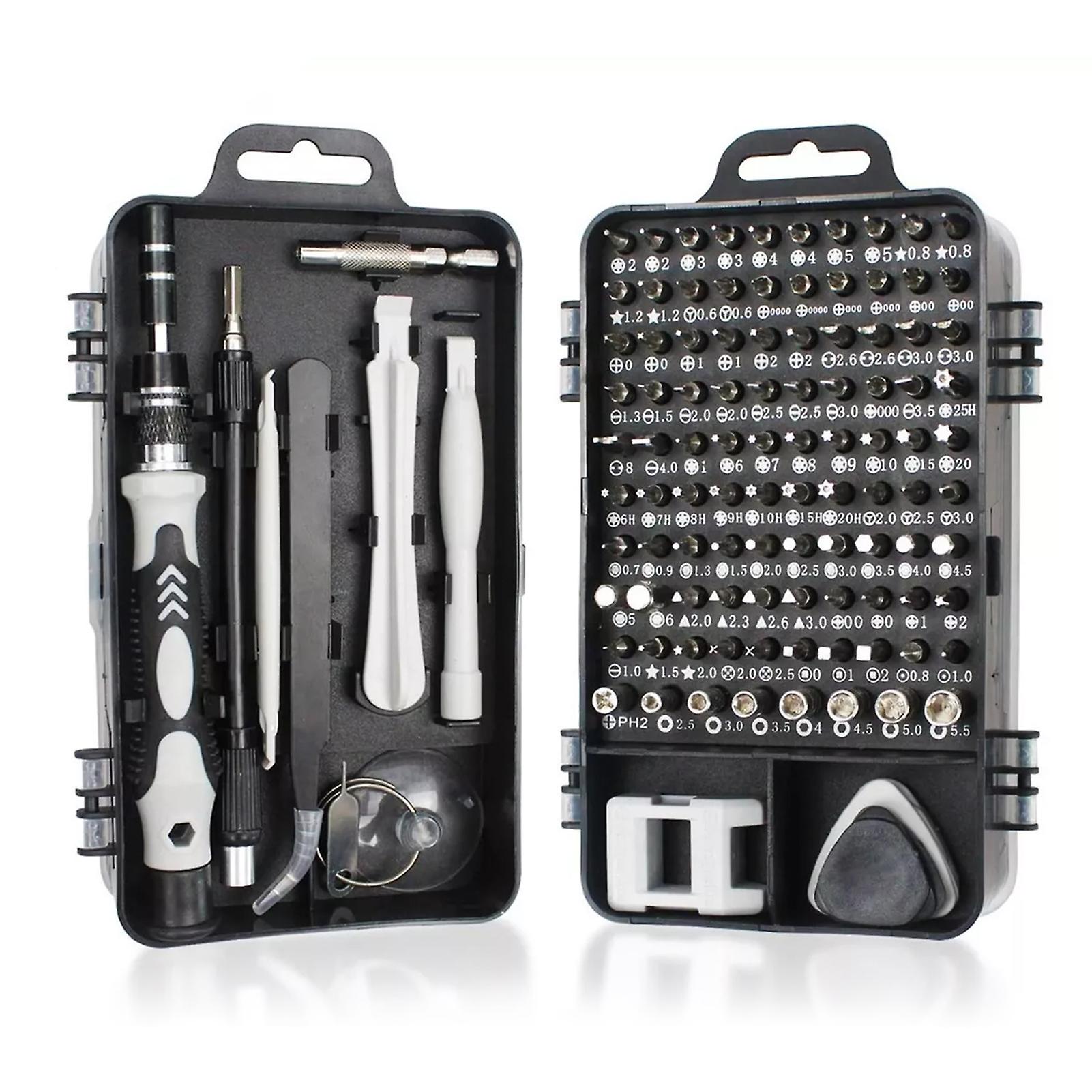 115 in 1 Screwdriver Set 99 Pcs Bits Chrome Vanadium Alloy Steel Multifunctional Electronic Repair Tool Kit