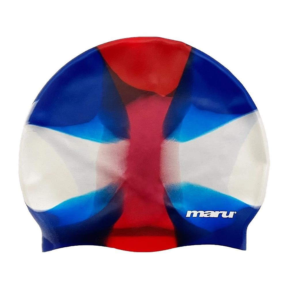 Maru Multi Silicone Hat - Red / White / Blue - Womens