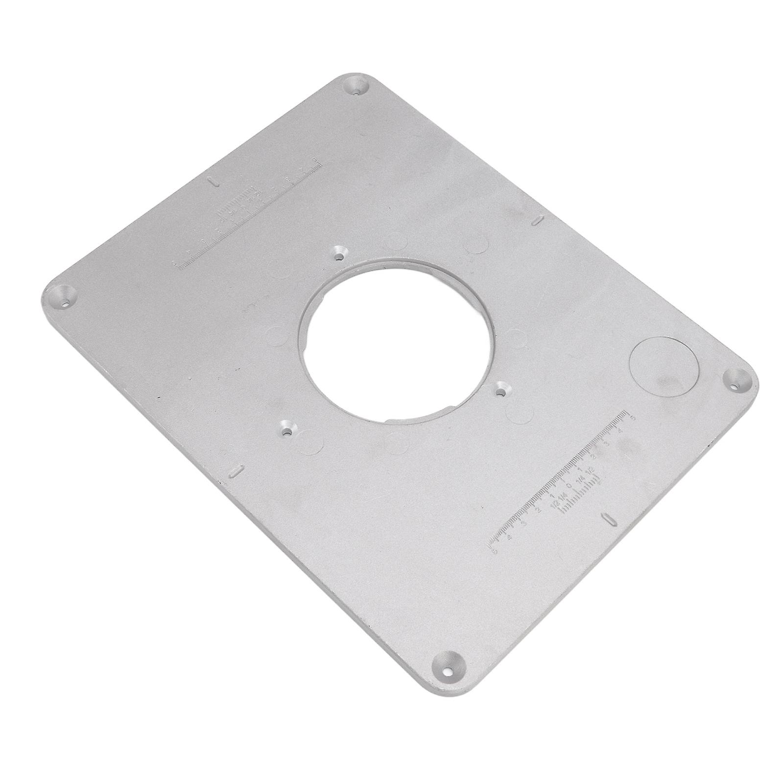 Touch Router Insert Board 4‑17/32in Aluminium Router Table Insert Plate For 625 624 for Bosch 1611 1615 for FEINRT 1800 for Woodworking