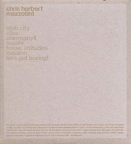 Chris Herbert - Mezzotint [CD]