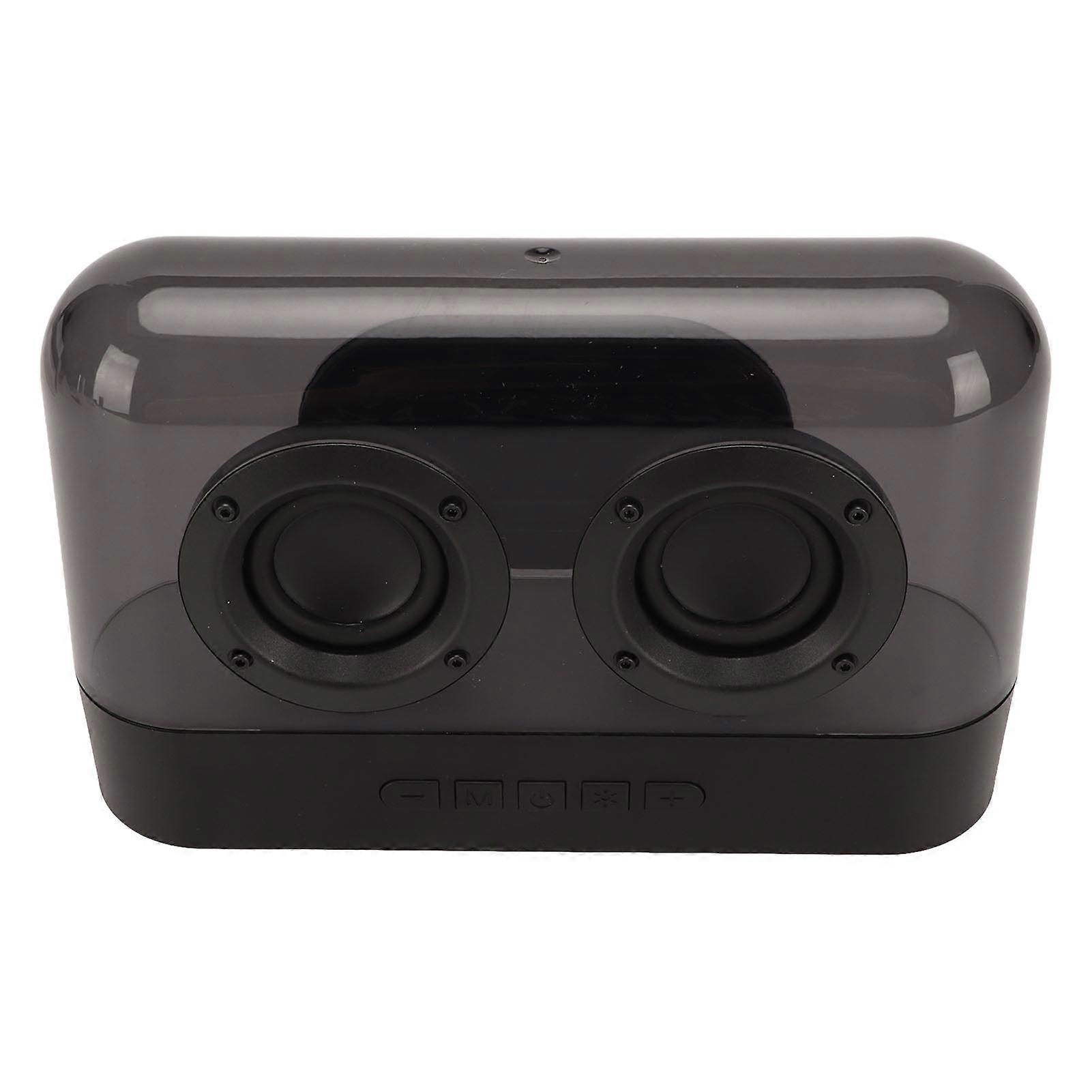 Portable Bluetooth Speaker V5.2, 2000mAh, 7x4.7x2in, Black
