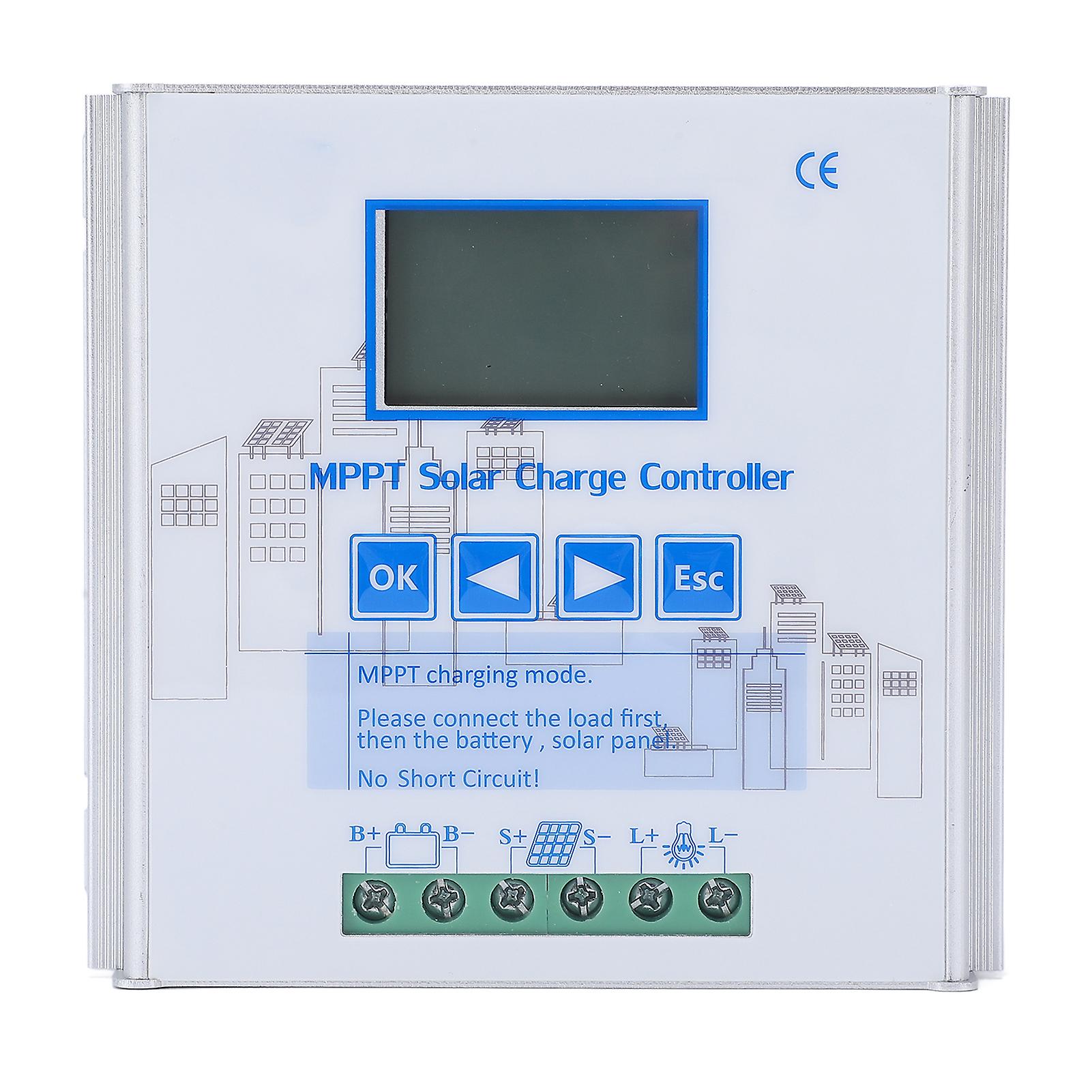 MPPT Solar Charge Controller 30A Efficient Charging Fully Automatic Intelligent Solar Battery Control Regulator 12V 24V
