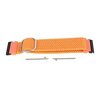 Nylon horlogeband verstelbare vervangende band sport ademende band voor spartaans voor suunto7 oranje