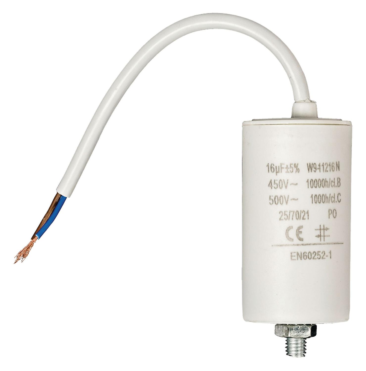 Capacitor 450V + Cable 16.0uf / 450V + cable